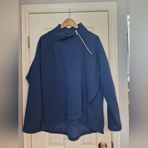 Athleta Cozy Karma Asym Pullover, Size US 1X